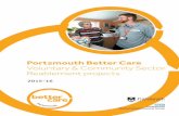 Portsmouth Better Care Voluntary & Community Sector ... · Portsmouth Better Care Voluntary & Community Sector Reablement projects 2015-16. 2. Introduction Reablement is a personalised