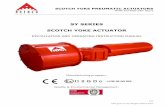 SY SERIES SCOTCH YOKE ACTUATOR - Actreg. Technical Data Sheets/ASSEMBLY... · SCOTCH YOKE PNEUMATIC ACTUATORS MMM-ACTREG-S&Y Rev.0 1/24 Data given can be changed without notice SY