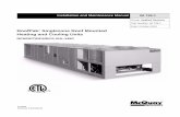RoofPak Singlezone Roof Mounted Heating and Cooling Units · refer to Bulletin No. IM 684 or IM 685. The MicroTech II applied rooftop unit controller is available on “C” vintage