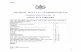 SENIOR TRAFFIC COMMISSIONER · DRAFT SENIOR TRAFFIC COMMISSIONER Statutory Document No. 14 LOCAL BUS SERVICES This document is issued pursuant to section 4C of the Public Passenger