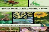 TERMS USED IN BIONOMENCLATURE · 8 Terms used in Bionomenclature Abstract This is a glossary of over 2,100 terms used in biological nomenclature - the naming of whole organisms of