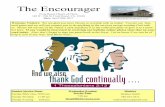 The Encourager fileThe Encourager Front Royal Church of Christ 140 W. 15th St. Front Royal, VA. 22630 Date: April 30th, 2017 Welcome Visitors: We are glad you have chosen to worship