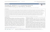 Surgical options in oroantral fistula management: a ... · Surgical options in oroantral fistula management: a narrative review Puria Parvini1, Karina Obreja1*, Robert Sader2, Jürgen