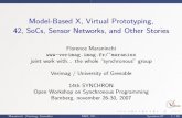 Model-Based X, Virtual Prototyping, 42, SoCs, Sensor ... · Model-Based Engineering and Virtual Prototyping General (Simpliﬁed) Picture Model-Based Eng. plus Virtual Prototyping