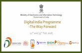 Digital India Programme -The Way Forward NEGD Digital... · Meeting of the State IT Secretaries held on 13 September 2017 -Action Taken Report S. No. Digital India Areas / Action