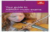 Your guide to ABRSM music exams - newschool.ie · As ABRSM’s Chief Examiner, I lead the team of examiners who deliver our exams around the world. Our message to candidates is ‘I’ll