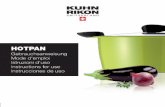 RZ 2 FAM GA HOTPAN - kuhnrikonshop.com · HOTPAN gibt es in 5 Grössen und 5 trendigen Farben. est disponible en 5 tailles et 5 couleurs tendance. disponibile in 5 diverse dimensioni