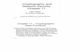 Cryptography and Network Security Chapter 11 · Cryptography and Network Security Chapter 11 Fifth Edition by William Stallings Lecture slides by Lawrie Brown 09/08/10 2 Chapter 11