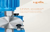 LEWA ecodos · Stainless steel is used as a standard material. Material op-tions in the conductive design are PVC-H, PVDF and PTFE. Stainless steel materials 1.4435 or PP are available