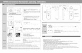 THP59J Infrared Ear Thermometer Operating Instructions english manual_1208.pdf · Fever Alarm: If the thermometer detects a body temperature 37.5°C (99.5°F), three short beep sound