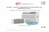 Water Cooled Split Air Conditioner · ITA UK DE FR USE AND MAINTENANCE MANUAL Water Cooled Split Air Conditioner FACSW22.1 M.FACSW22.1-04 Multilanguage 06/04/2016 Mobil in Time AG,