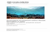 Assessment of enhanced c arbon dioxide absorption in waterpublications.lib.chalmers.se/records/fulltext/250888/250888.pdf · Assessment of enhanced carbon dioxide absorption in water