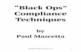 “Black Ops” Compliance TechniquesOps-+Complianc… · Hypnotic compliance techniques are a little different from the compliance methods we use in non-hypnotic situations. For