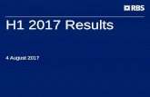 H1 2017 Results - Investors – RBS/media/Files/R/RBS-IR/results-center/rbs... · H1 annualised balance sheet growth . £146m . £51m . £299m 84% of our adjusted income in H1 in