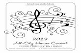 2019 All-City Honor Concert fileSalem-Keizer Middle Schools in association with the Friends of Music present 2019 All-City Honor Concert CHOIR • ORCHESTRA • BAND Saturday, February