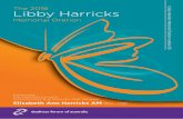The 2018 Libby Harricks - deafnessforum.org.au · Libby Harricks Memorial Oration Deafness Forum is both delighted and honoured to have presented the 20th annual Libby Harricks Memorial