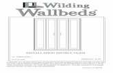 WARNING! ALL MURPY/WALLBED SYSTEMS CONTAIN STORED … · installation instructions for wallbed models: do-it-yourself warning! all murpy/wallbed systems contain stored energy. failure