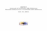 alpa.mali-it.eualpa.mali-it.eu/journal/aktet/vol/aktetv4nr3.pdf · ii AKTET, Vol. IV, 3, 2011 AKTET Journal of Institute Alb-Shkenca Revistë Shkencore e Institutit Alb-Shkenca Vol.