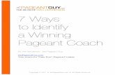 Seven Ways to Identify a Winning Pageant Coach v2 · RIGHT pageant coach is a decision that could greatly impact your pageant performance. Trust me there are a TON of pageant coaches