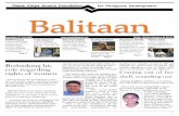 Balitaan - rpcvphilippines.org · Panitikan ng Pilipinas (Philippine Lit-erature) was an eye-opener regarding feminism! Now I understand how a ma-cho society oppresses women and their