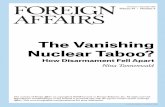 5IF 7BOJTIJOH /VDMFBS 5BCPP - watson.brown.edu Vanishing... · 18 foreign affairs nuclear first strike, the administration promised to develop no new warheads. Beginning in 2012,