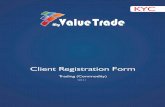 MVT Commodity Form with KRA Correction 17072015 - MCX … · Various instructions/ Authorisation w.r.t. trading account by the Client Authorisation for Receiving ECN/Other documents