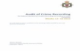 Audit of Crime Recording - avonandsomerset-pcc.gov.uk · Crime Recording Weeks 13 - 16 2015 7 1.1 Method of Reporting – EXCELLENT It is important to record the method of reporting