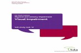 For PGCE trainees Physical and sensory impairment Visual ... · Visual impairment Physical and sensory impairment. Introduction to the self-study tasks. These self-study tasks are
