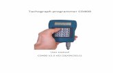 Tachograph programmer CD400 - Автосканеры RU · For all tachograph types, except for the K13xx/1318 and the FTCO1319, the programmer is powered by the tachograph itself.