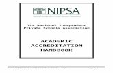 The National Independent - nipsa.org€¦  · Web viewSchools that have been accredited by the Joint Commission, the Council on Accreditation (COA) or the Commission for the Accreditation