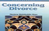 Concerning Divorce - WordPress.com · Concerning Divorce Concerning Divorce ~ 3 ~ CONCERNING DIVORCE When a man and a woman bind themselves together by tying the knot of marriage,