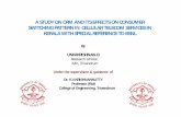 A STUDY ON CRM AND ITS EFFECTS ON CONSUMER SWITCHING ... ukb.pdf · a study on crm and its effects on consumer switching pattern in cellular telecom services in kerala with special