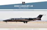 2002 LEARJET 45 - jetlistings.com fileN531AC SPECIFICATIONS The preceding times and equipment information is subject to verification by purchaser upon inspection. Aircraft is offered
