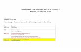 2nd CENTRAL EUROPEAN BIOMEDICAL CONGRESS Kraków, 15 …if-pan.krakow.pl/cebc/files/cebc2016-congress-program.pdf · 2nd CENTRAL EUROPEAN BIOMEDICAL CONGRESS Kraków, 15-18 June,