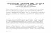 Enhancing teacher learning from guided video analysis of ... · Enhancing Teacher Learning from Guided Video Analysis of Literacy Instruction: An Interdisciplinary and Collaborative