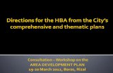 Comprehensive plansalterplan.org.ph/documents/Attachment 1 for HBA article.pdf · Comprehensive plans Comprehensive Development Plan (CDP) – adopted by the City Development Council