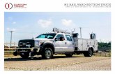 hi-rail yard section truck. spec 411 with 29,500 ft. lb. telescopic crane..... specs equipment package: