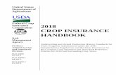 2018 Crop Insurance Handbook Para. 1583 Deleted Tolerances. Para. 1597 Added paragraph exceptions to