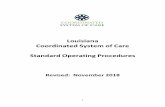 Louisiana Coordinated System of Care Standard Operating ...€¦ · The State of Louisiana has developed a Coordinated System of Care (CSoC) for Louisiana's children and youth with