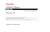 TOSHIBA Portable Printer B-EP2DL SERIES · PDF fileTOSHIBA Portable Printer B-EP2DL SERIES Document No. EO8-33024C Original Sep., 2008 (Revised Nov., 2013 ) Parts List Minimum Order