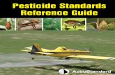 Pesticide Standards Reference Guide - Amchro · Information on Pesticides Catalog Numbers Pesticide Catalog Numbers have 5 parts: 1. The initial P-specifies the product is a Pesticide.