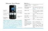 Discover Your Phone How to - Philips fileDiscover Your Phone Philips continuously strives to improve its products. Therefore, Philips reserves the rights to revise this user guide