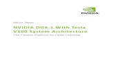 NVIDIA DGX-1 with Tesla V100 System Architecture White paperimages.nvidia.com/content/pdf/dgx1-v100-system-architecture-whitepaper.pdf · NVIDIA DGX-1 With Tesla V100 System Architecture