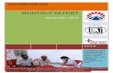 MONTHLY REPORT - mrvc.indianrailways.gov.in DFY Monthly... · ‘Progress report on ‘Project Vikas ... Getting Job opportunities or enrolled for vocational training for Patient’s