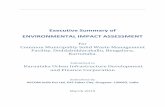 Executive Summary of ENVIRONMENTAL IMPACT ASSESSMENT Summary_Doddabidarakallu_Eng_23062015.pdf · Executive Summary of ENVIRONMENTAL IMPACT ASSESSMENT For Common Municipality Solid