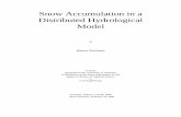 Snow Accumulation in a Distributed Hydrological Model · Snow Accumulation in a Distributed Hydrological Model by Bruce Davison A thesis presented to the University of Waterloo in