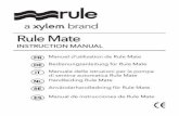 Rule Mate - Yahoo · Rule Mate INSTRUCTION MANUAL. Diese Pumpe ist NUR für den Einsatz in Süß- und Salzwasser geeignet. Der Kontakt mit anderen gefährlichen, ätzenden oder beizenden