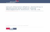 Ovum Decision Matrix: Selecting a Multicloud and Hybrid ... · Ovum Decision Matrix: Selecting a Multicloud and Hybrid Cloud Management Solution, 2018–19 for a number of years,
