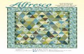 Alfresco - Marcus Fabricsmarcusfabrics.com/images/project/thousand_pyramids_quilt.pdf · Quilt Designed by Jean Ann Wright Finished Quilt Size: 80” x 96” Alfresco Skill Level: