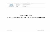 Peruri CA Certificate Practice Statement · KONTROL KUNCI PRIVATE DAN KONTROL TEKNIS MODUL KRIPTOGRAFI .....49 Cryptographic Module Standards and Controls / Kendali dan Standar Modul